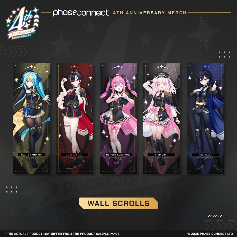 Phase Connect 4th Anniversary – KALEiDO Mini Wall Scroll