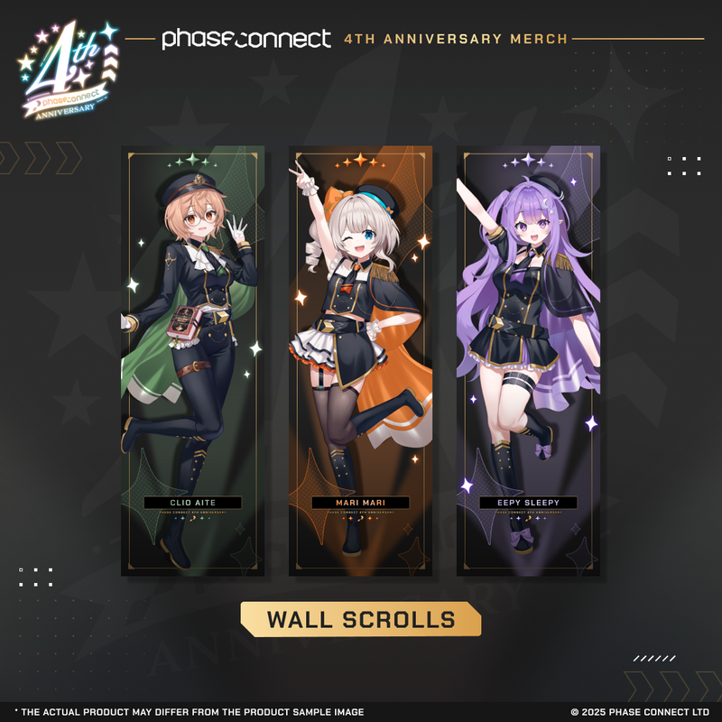 Phase Connect 4th Anniversary – Invaders QUEST Mini Wall Scroll
