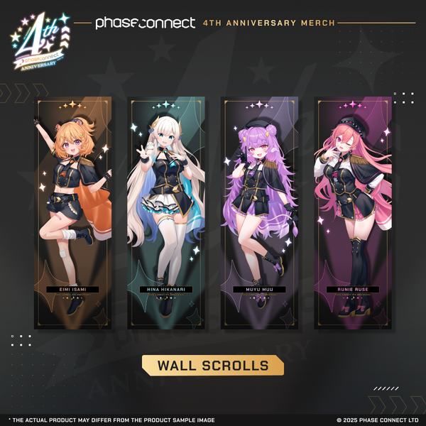 Phase Connect 4th Anniversary – Euphoria Mini Wall Scroll